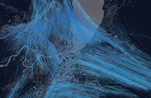 mobile phone traces in Geneva